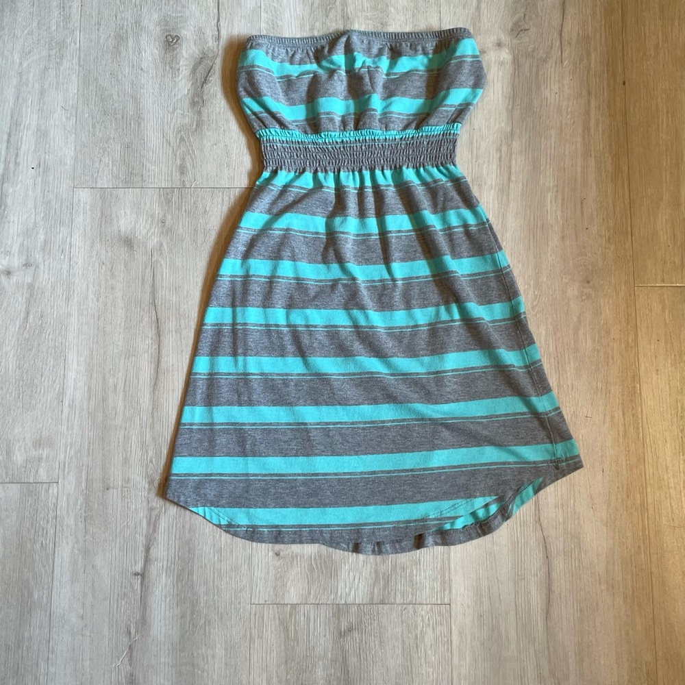 Swimsuit Coverup & Strapless Dress
